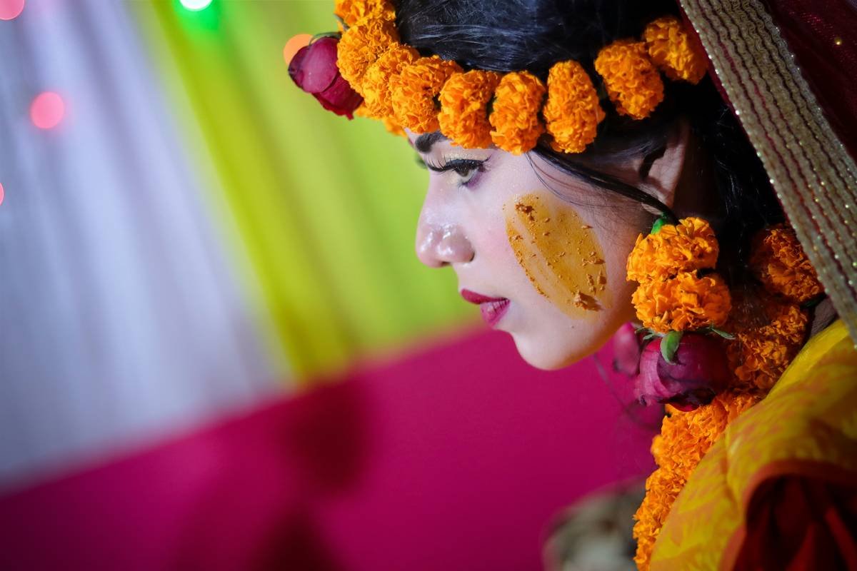 Festive makeup trends featuring upward blush blending for diya lighting
